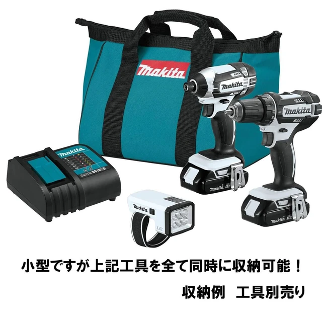 Alt view image 3 of 7 - BAG11 11in Teal Contractor Tool Bag | Heavy-Duty Fabric | Reinforced Carry Handles | Wide Opening Design | Durable Stitching | Portable Carry Solution
