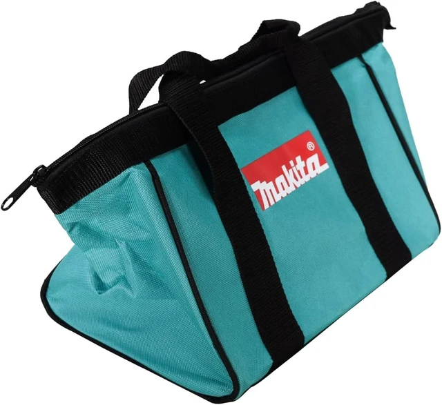 Alt view image 5 of 7 - BAG11 11in Teal Contractor Tool Bag | Heavy-Duty Fabric | Reinforced Carry Handles | Wide Opening Design | Durable Stitching | Portable Carry Solution