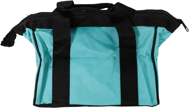 Alt view image 6 of 7 - BAG11 11in Teal Contractor Tool Bag | Heavy-Duty Fabric | Reinforced Carry Handles | Wide Opening Design | Durable Stitching | Portable Carry Solution