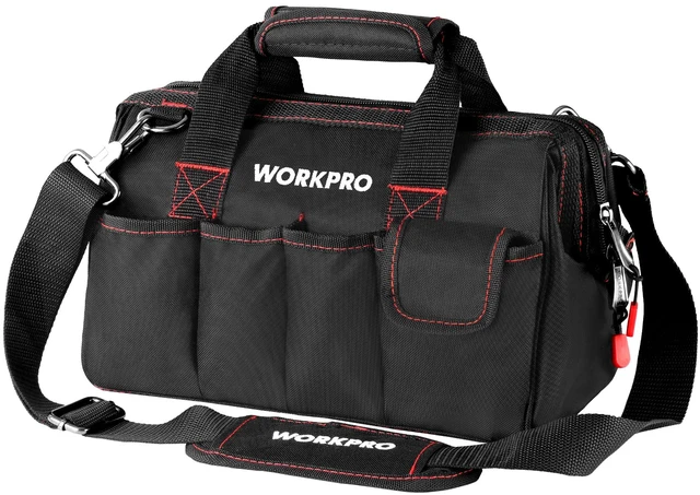Main image of 12-inch Close Top Wide Mouth Storage Tool Bag, W081020A