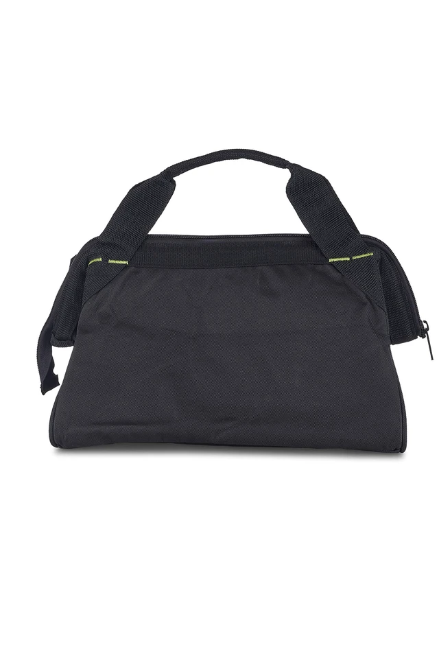 Alt view image 3 of 6 - Premium Tool Bag, 13in,Durable Tool Tote, 1 Pack, Black | 600 denier polyester , 3 outer pockets and large compartment for organizing hand tools and jobsite gear