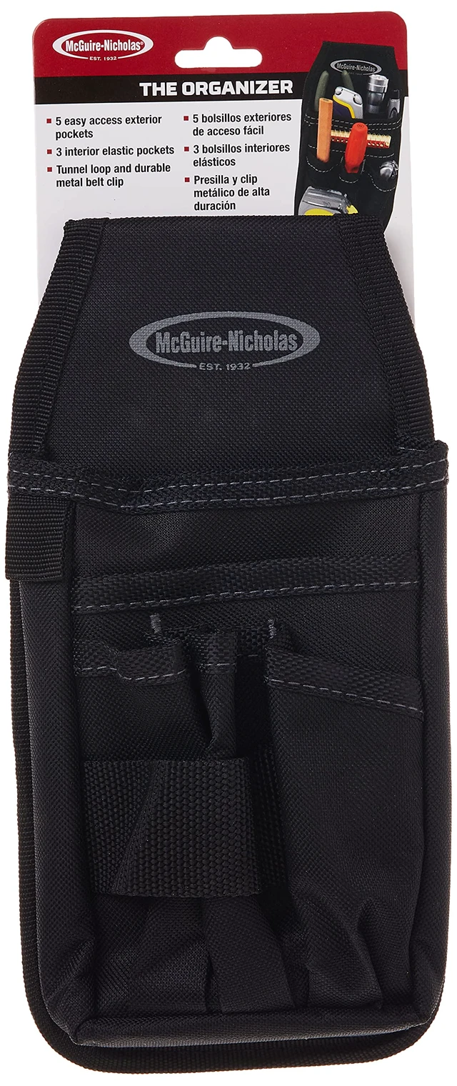 Alt view image 5 of 5 - Mini Organizer | Mini Nylon Organizer Pocket Attachment for Tool Belt | Durable and Compact Tool Holder
