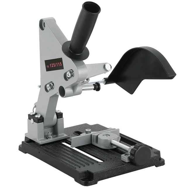 Main image of Angle Grinder Stand Grinder Holder | 45 Degree Clamp Angle Grinder Holder Bracket with Slide Handle Cast Iron Base for 100-125mm Angle Grinder