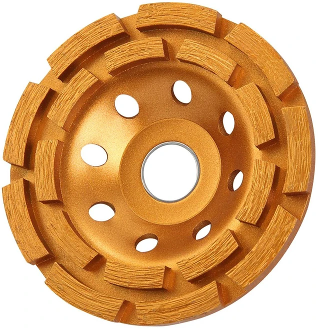 Main image of 644030 Diamond Concrete Grinding Wheel 4 1/2 inch for Polishing and Cleaning Stone Concrete Surface, Cement, Marble, Rock, Granite, and Thinset Removing, Angle Grinder Wheels Cup