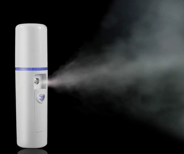 Alt view image 3 of 7 - Nano Facial Mister Moisturizing Atomization Humidifier Cool Mist Facial Steamer Handy Mist Sprayer Moisturizing & Hydrating for Skin Care, Makeup, Eyelash Extensions (White)