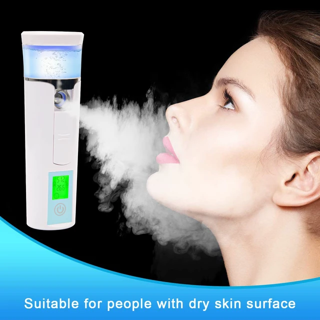 Alt view image 2 of 7 - Nano Facial Mister, Mini Facial Steamer, Handy Moisturizing Mist Sprayer, Atomization Eyelash Extensions Skin Care Steamer (Water Supplementer) (50ml)