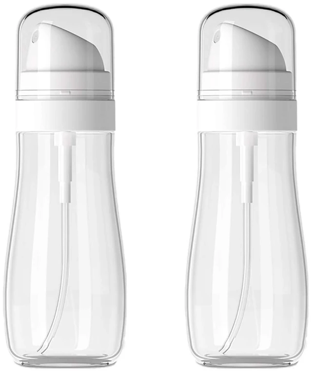 Main image of Small Spray Bottle with Fine Mist, 2 Pack 3.4oz/100ml TSA Approved Travel Size, Refillable Empty Mister Spray Bottles for Hair, Face, Plants, Cleaning, Cosmetics & Essential Oils