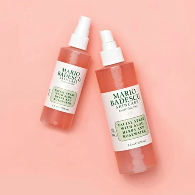 Alt view image 6 of 7 - Mario Badescu Facial Spray with Aloe, Herbs and Rose Water for All Skin Types, Face Mist that Hydrates, Rejuvenates & Clarifies, 4 FL OZ