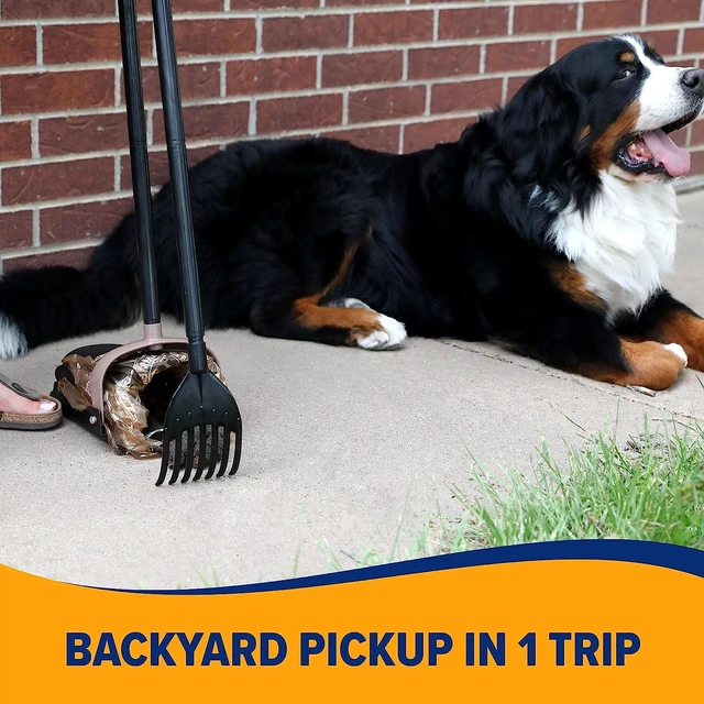 Alt view image 5 of 7 - Swivel Bin & Rake Dog Pooper Scooper, Includes 2 Waste Bags | Includes 2 Heavy Duty Scented Waste Bags for Easy, No Touch Disposal