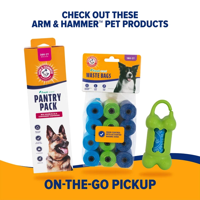 Alt view image 7 of 7 - Swivel Bin & Rake Dog Pooper Scooper, Includes 2 Waste Bags | Includes 2 Heavy Duty Scented Waste Bags for Easy, No Touch Disposal