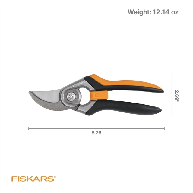 Alt view image 7 of 7 - Forged Steel Bypass Pruning Shears, 1" Cut Capacity Garden Clippers | SoftGrip Handle Garden Clippers, Rust-Resistant & Low-Friction Coating Steel Blades for Branches & Stems