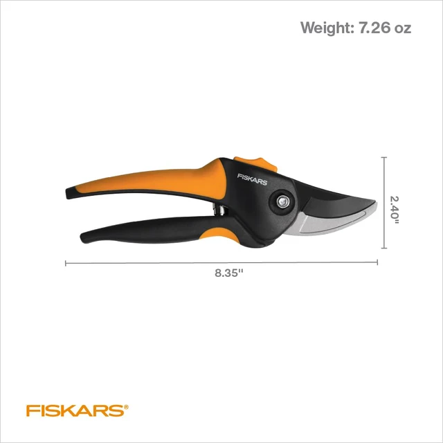 Alt view image 7 of 7 - SoftGrip Bypass Pruning Shears, 5/8" Cut Capacity Garden Clippers | Low-Friction Rust-Resistant Coated Sharp Steel Blade, Ergonomic Handle Pruners with Safety Lock, Gardening Hand Tools