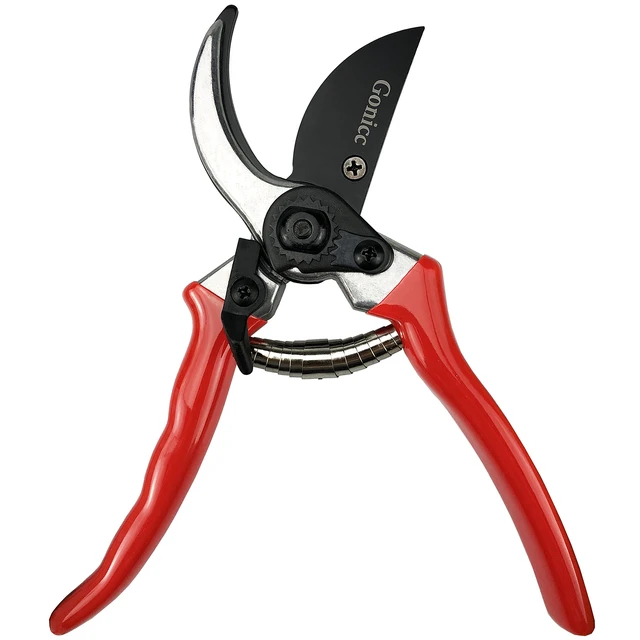 Alt view image 2 of 7 - 8" Professional Sharp Bypass Pruning Shears (GPPS-1002) | Arthritis Friendly Garden Scissors & Plant Clippers, Sap Groove Design, Effortlessly Prunes 3/4" Branches.