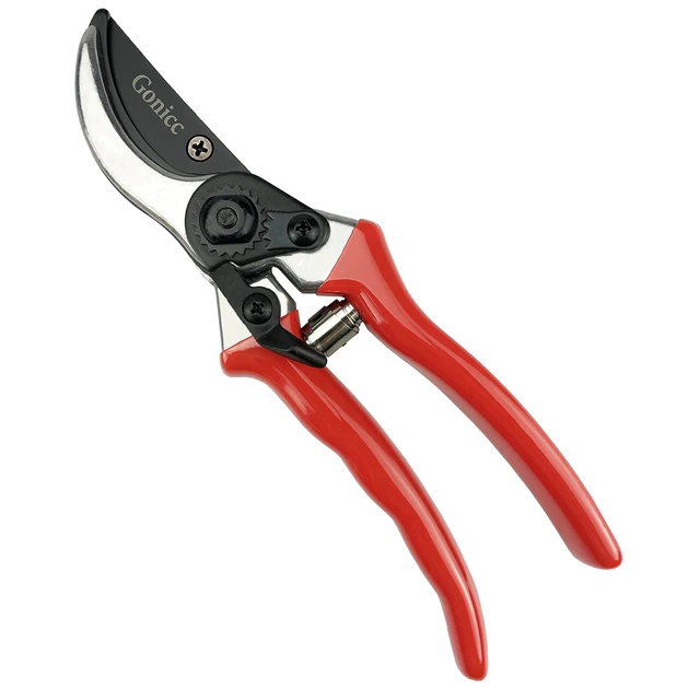 Alt view image 3 of 7 - 8" Professional Sharp Bypass Pruning Shears (GPPS-1002) | Arthritis Friendly Garden Scissors & Plant Clippers, Sap Groove Design, Effortlessly Prunes 3/4" Branches.