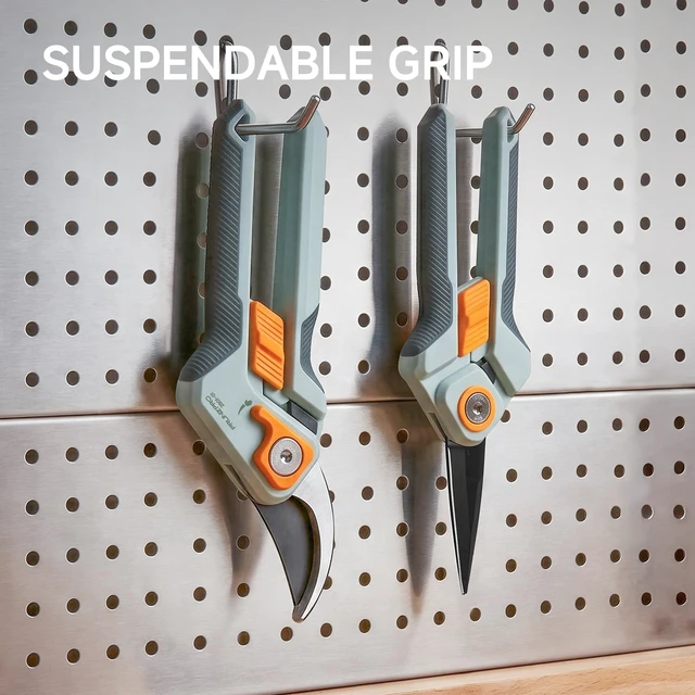 Alt view image 7 of 7 - 8.2" Pruning Shears Ultra Sharp Lightweight Bypass Plant Clippers | German Stainless Steel Adjustable Handle Span for Better Fit Ergonomic Arthritis Friendly Effortless Cut Up to 1" Garden Tool