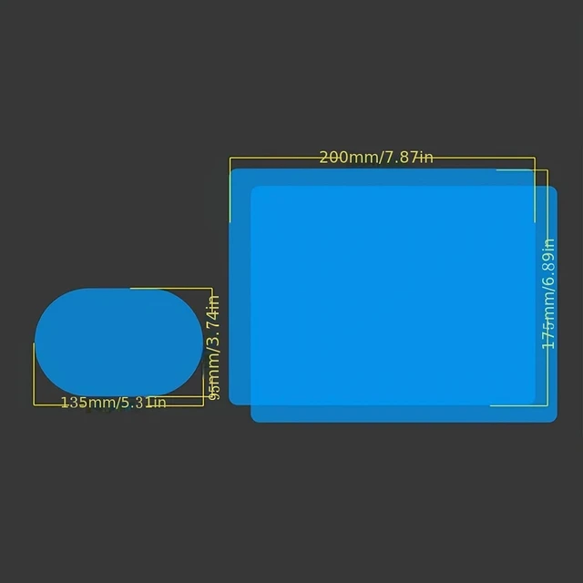 Alt view image 3 of 7 - 4 Pieces Car Side Mirror Rain Guard, Anti Fog Waterproof Nano Film for Rearview Mirror Film, HD Clear Anti Glare Protective Sticker for Side Windows, Universal Fit for Most Cars Trucks SUVs