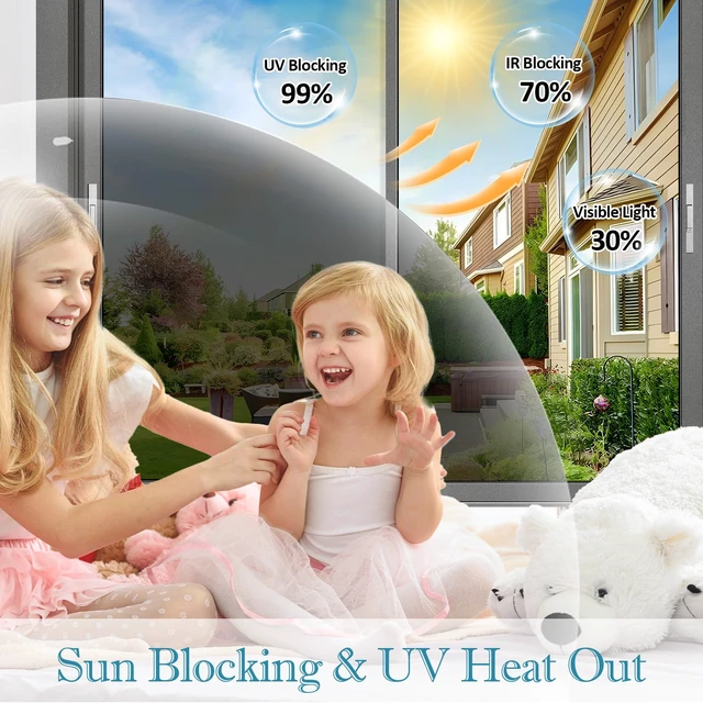Alt view image 6 of 7 - Window Film Transparent, 30% VLT, for Shopfront Glass, 17.5"×78.7" | Window Tint with Installation Tools, PET Material, Heat Control UV Blocking Ideal for Stores, Glass Doors and Display Windows