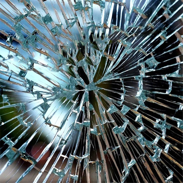 Alt view image 6 of 7 - Clear Security and Safety Window Film Shatterproof Adhesive UV Blocking Explosion-Proof Glass Protective Vinyl for Home and Office, 2mil, 0.05mm, 17.7Inch x 10Feet