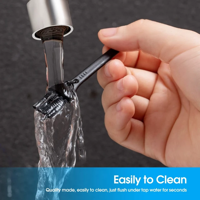 Alt view image 7 of 7 - Mini Keyboard Cleaning Brushes for Laptop, PC and Electronics, 6-Pack | soft nylon mini brushes for loose dust in keyboards, laptops, phones, monitor edges, vents and narrow electronics gaps.