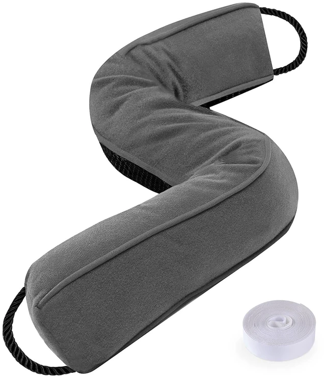 Main image of Door Draft Stopper, Removable Washable Cover, 38", Gray | Weighted Gap Filler, Blocks Hot and Cold Air, All-Season Seal, Easy Install, Noise & Wind Blocker, Home Essentials