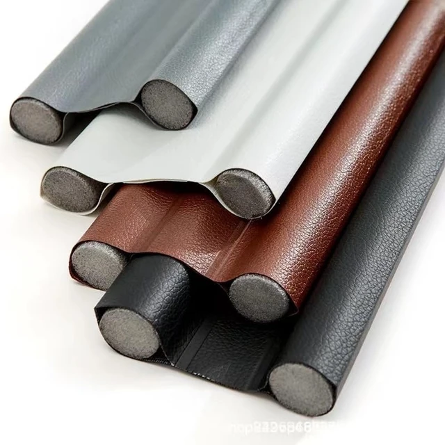 Alt view image 7 of 7 - Under Door Draft Stopper 38 Inch, Door Sweep for Bottom of Door | Draft Blocking, Small Gap Fit, Trim to Size, No Adhesive, Wipeable Cover
