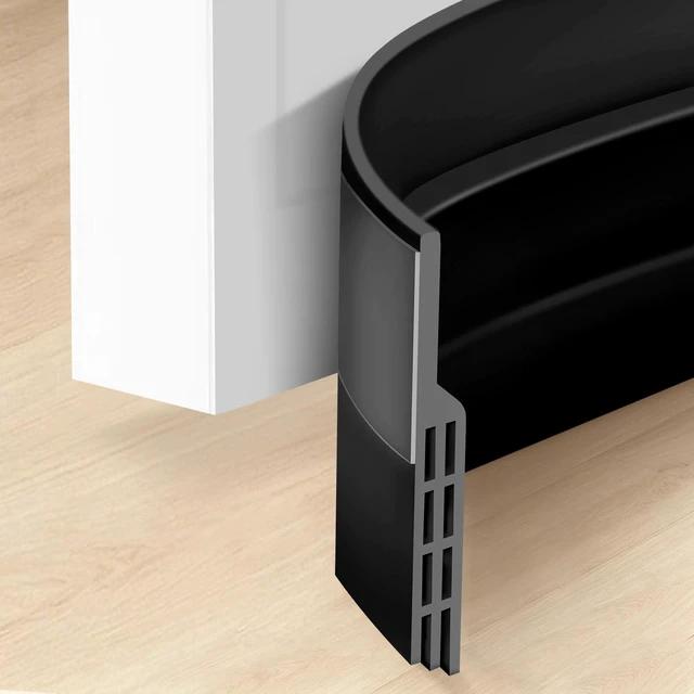 Main image of Silicone Under Door Draft Stopper for Interior & Exterior Doors | Strong Adhesive, Adjustable, Soft Door Sweep for Door Bottom, Easy Removal without Residue, Surface-Safe, Fits Any Door Gap
