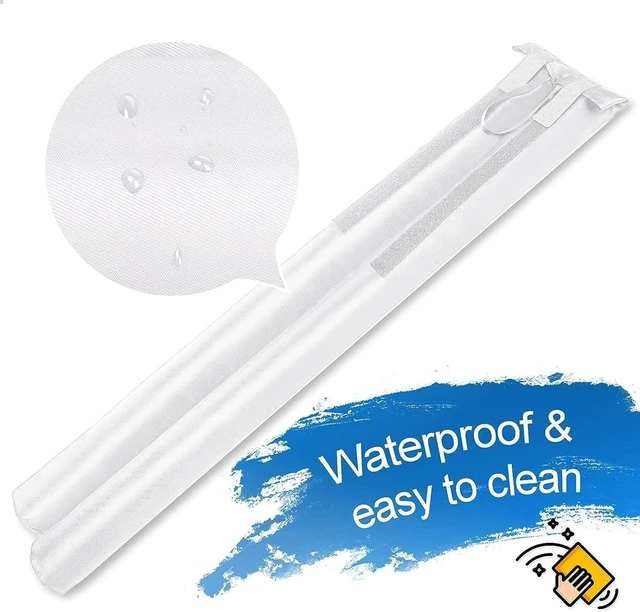 Alt view image 6 of 7 - Under Door Draft Stopper 36", Adjustable 30" -36", Large Front Doors | Cold Air Blocker, Seal Gap, Bottom of Doors, Weather Stripping, Noise Blocker, Interior Door Sweep, Soundproof Accessories
