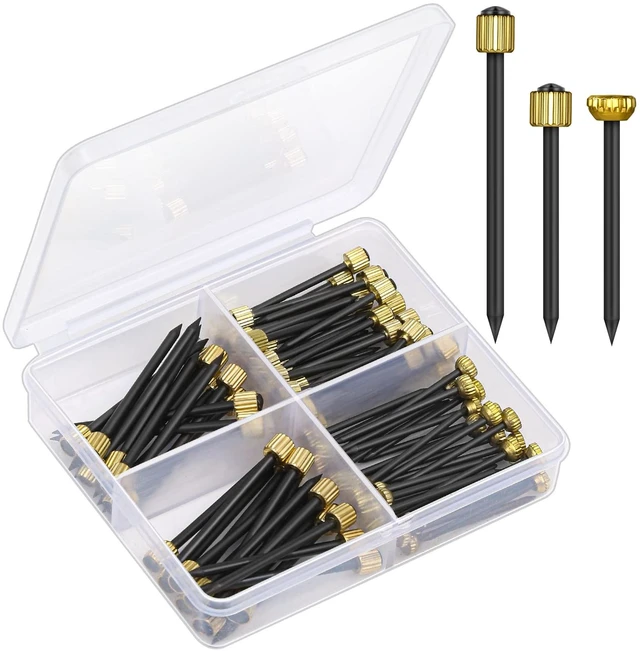 Main image of 90PCS Picture Hanging Nails, 3 Sizes Wall Decorative Nails for Hanging Pictures Frame Kit Hanging Hardware Tool Hangers for Claw Drywall Nails (Small Medium Large Nails)