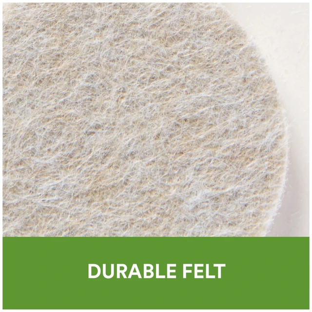 Alt view image 6 of 7 - Felt Pads 32 PCS Beige, Felt Furniture Pads for Protecting Hardwood Floors, 1" Round, Easy-to-apply, Self-Stick design, Reliable protection from nicks, dents and scratches (SP802-NA)