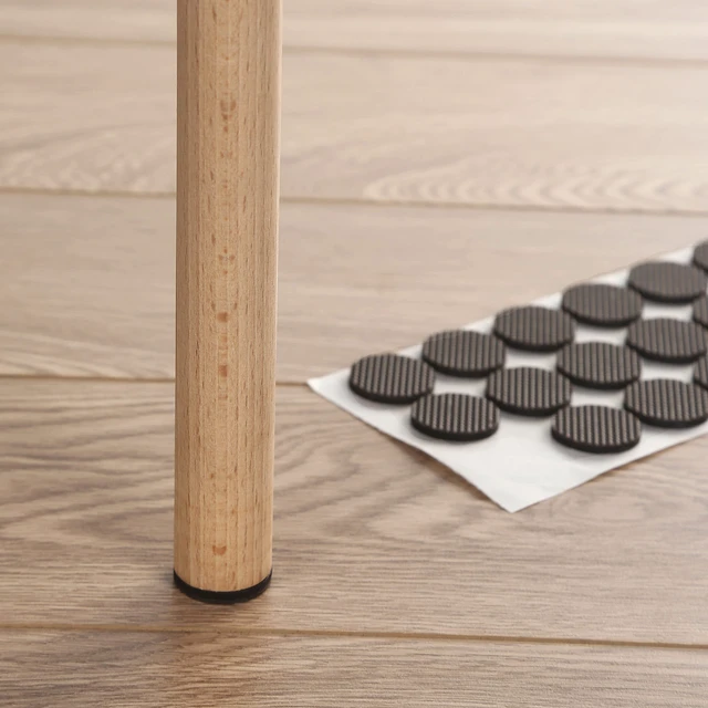Alt view image 7 of 7 - Non Slip Furniture Pads - Round, Square, Rectangle, Premium 129 Pieces Furniture Grippers Chair Leg Pads Self Adhesive Rubber Chair Feet- Anti Scratches Furniture Pads for Hardwood Floors