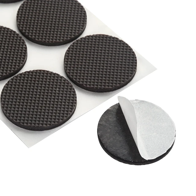 Alt view image 6 of 7 - Non Slip Furniture Pads - Round, Square, Rectangle, Premium 129 Pieces Furniture Grippers Chair Leg Pads Self Adhesive Rubber Chair Feet- Anti Scratches Furniture Pads for Hardwood Floors