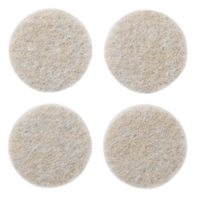 Alt view image 2 of 7 - Felt Pads, Felt Furniture Pads for Protecting Hardwood Floors, Round, 1 in. Diameter, Beige, 16 Pads