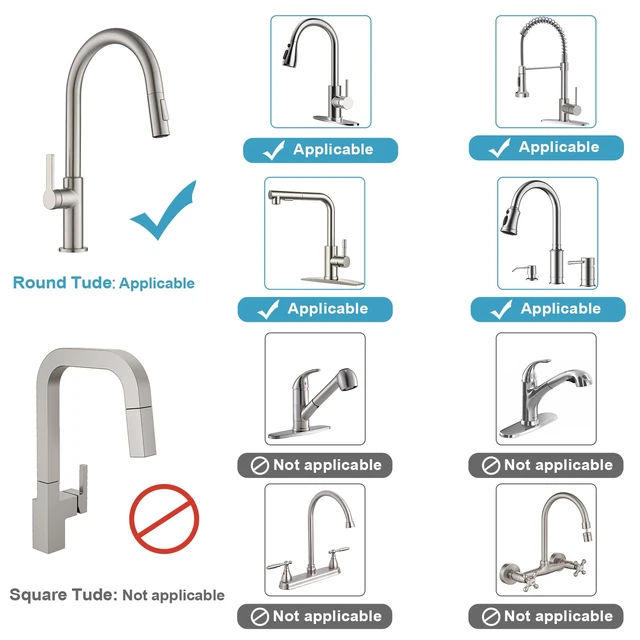 Alt view image 4 of 6 - Sponge Holder Over Faucet Kitchen Sink Caddy Organizer, Stainless Steel Detachable Hanging Faucet Drain Rack for Bathroom, Scrubbers, Soap, (Black)