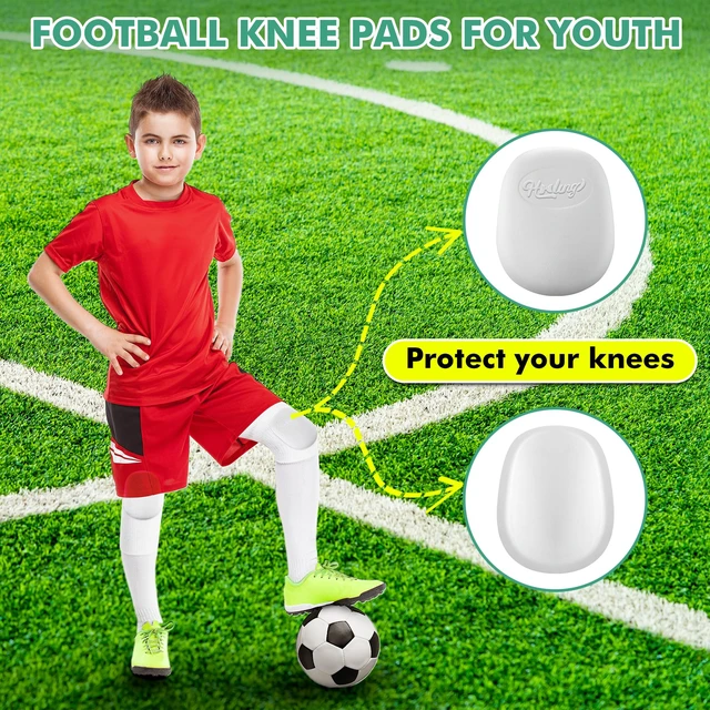 Alt view image 5 of 7 - 4 Pcs Football Knee Pads, Ultra Light Skill Positions,Youth | Anti Collision in Basketball Volleyball Soccer Cycling, School Team Knee Sleeve, Lightweight Protector for Boys Girls