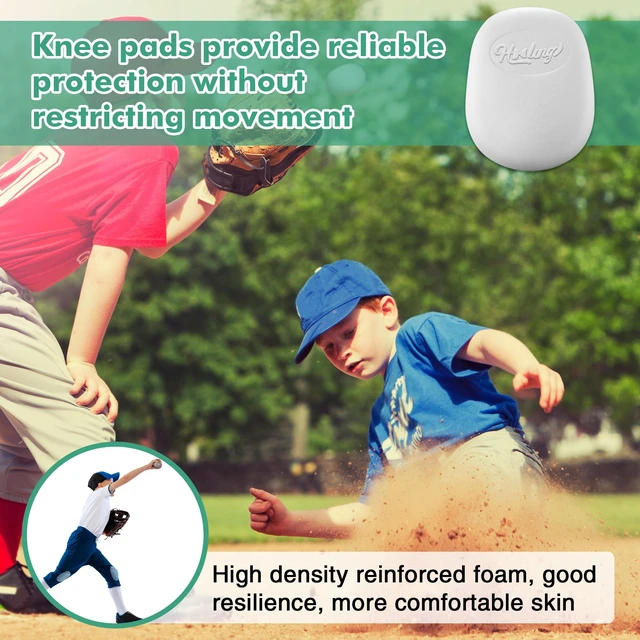 Alt view image 6 of 7 - 4 Pcs Football Knee Pads, Ultra Light Skill Positions,Youth | Anti Collision in Basketball Volleyball Soccer Cycling, School Team Knee Sleeve, Lightweight Protector for Boys Girls