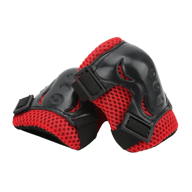 Alt view image 2 of 6 - Knee Pad Elbow Pads Guards Protective Gear Set, Red, for 5-16 Years Kids/Youth/Child, for Roller Skates Cycling BMX Bike Skateboard Scooter Riding Sports