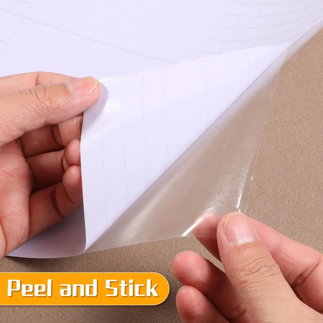 Alt view image 5 of 7 - Clear Contact Paper 33ft x 15.7inch Kitchen Transparent Peel and Stick Contact Paper Clear Glossy Self-Adhesive Film Cover Removable Wallpapers Oil Proof Waterproof Sticker Easy to Clean