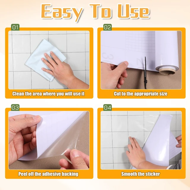 Alt view image 3 of 7 - Clear Contact Paper 33ft x 15.7inch Kitchen Transparent Peel and Stick Contact Paper Clear Glossy Self-Adhesive Film Cover Removable Wallpapers Oil Proof Waterproof Sticker Easy to Clean