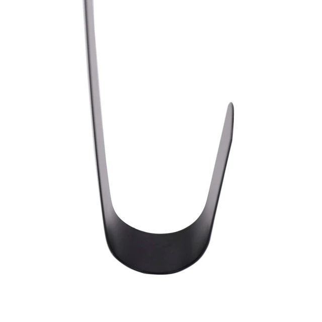 Alt view image 6 of 6 - 12" Front Door Wreath Hanger, Ultra Slim Metal Over Door Hook, Damage-Free Hanging for Seasonal & Year-Round Wreaths, Fits Most Doors, Black, 1 Pack