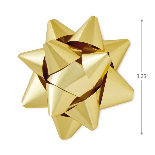 Alt view image 3 of 7 - 3" Holiday Gift Bows, 75-Pack (Red, Gold, Green, Silver, Blue)