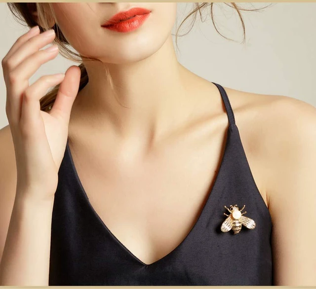 Alt view image 4 of 7 - Women Brooch Set Crystal Pin Christmas Gifts Stocking Stuffers Vintage Animal Insect Elegant Flower Pins Brooches Bulk for Women Girls Set-A