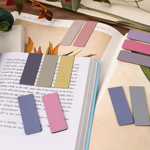 Alt view image 4 of 7 - 84PCS Magnetic Bookmarks Book Mark, 12 Colors Magnet Bookmark Clips Bulk, Cute Gifts Book Marks for Reading Women Men, Bookmarks for Book Lovers