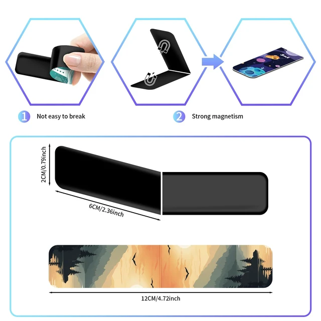 Alt view image 2 of 7 - 48 Pieces Magnetic Bookmarks Magnet Page Markers Cute Magnet Bookmark Clips with Storage Boxes Bookmarks for Reading Women & Men Christmas Gifts & Teacher Gifts