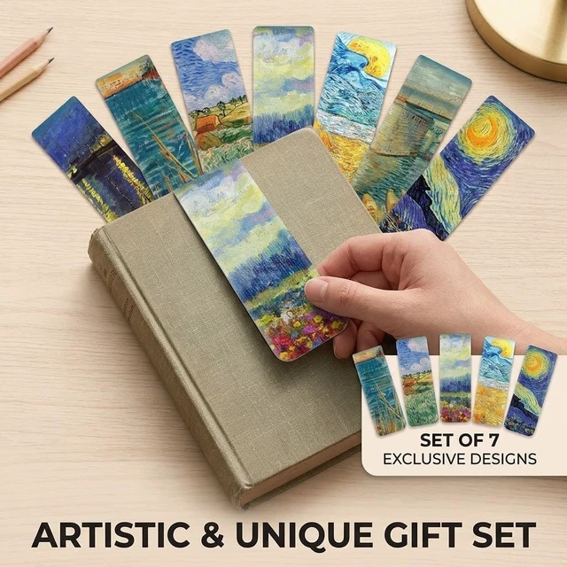 Alt view image 2 of 7 - Magnetic Bookmarks, 14Pcs Bookmark 3.1" Page Magnetic Markers | Magnet Book Markers Page Clip for Students Teachers School Home Office Reading Supplies