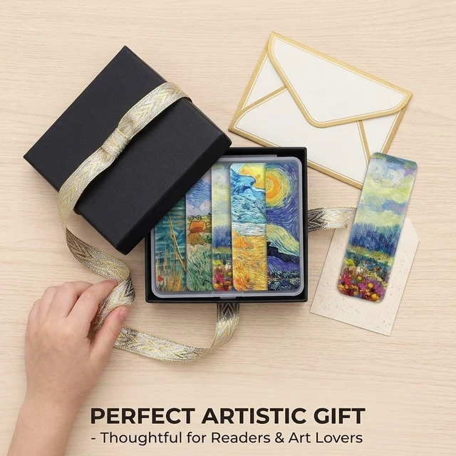 Alt view image 5 of 7 - Magnetic Bookmarks, 14Pcs Bookmark 3.1" Page Magnetic Markers | Magnet Book Markers Page Clip for Students Teachers School Home Office Reading Supplies