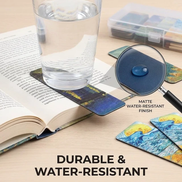 Alt view image 7 of 7 - Magnetic Bookmarks, 14Pcs Bookmark 3.1" Page Magnetic Markers | Magnet Book Markers Page Clip for Students Teachers School Home Office Reading Supplies