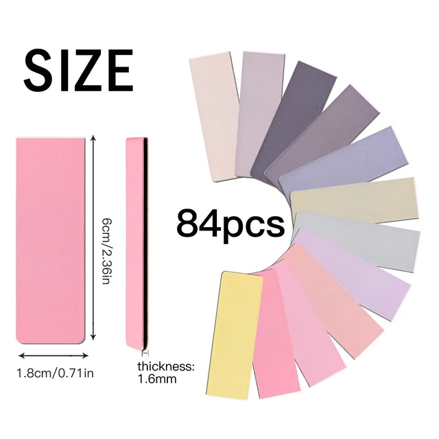 Alt view image 2 of 7 - 84PCS Magnetic Bookmarks Book Mark, 12 Colors Magnet Bookmark Clips Bulk, Cute Gifts Book Marks for Reading Women Men, Bookmarks for Book Lovers