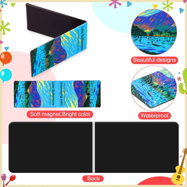 Alt view image 3 of 6 - 24 Pcs National Park Magnetic Bookmarks Page Markers with Landscape | Assorted Inspirational Book Mark Set with National Park Landscape Bookmarker Clip Gift for Book Lovers Students Teachers
