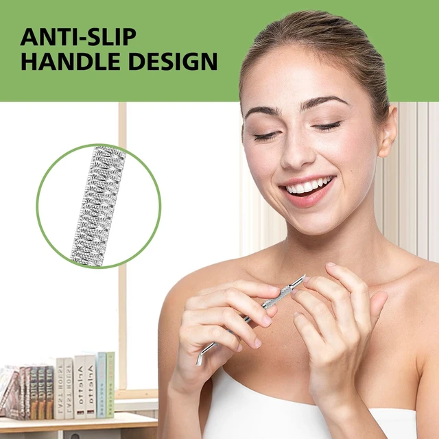Alt view image 6 of 7 - Stainless Steel Cuticle Pusher, Horseshoe Shaped Double-Ended Cuticle Sticker The Ultimate Nail Technicians Sidekick for Perfect Manicures and Pedicures