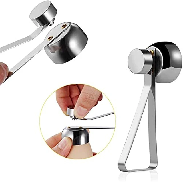 Alt view image 3 of 5 - 1Pack Egg Cracker Topper, Ashero Stainless Steel Egg Opener Eggshell Cutter Kitchen Remover Tool for Raw/Soft Hard Boiled Egg